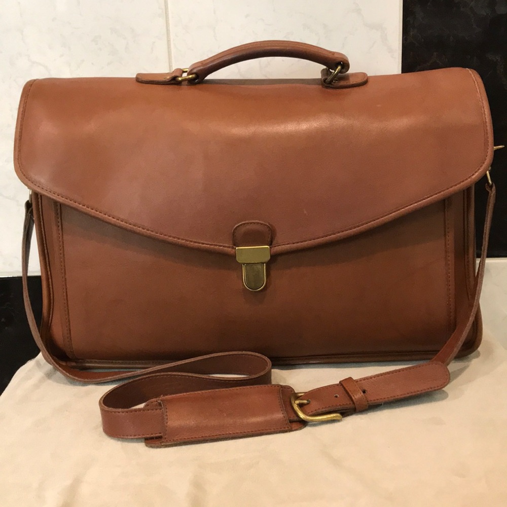 Coach Vintage Classic Leather Laptop/Satchel